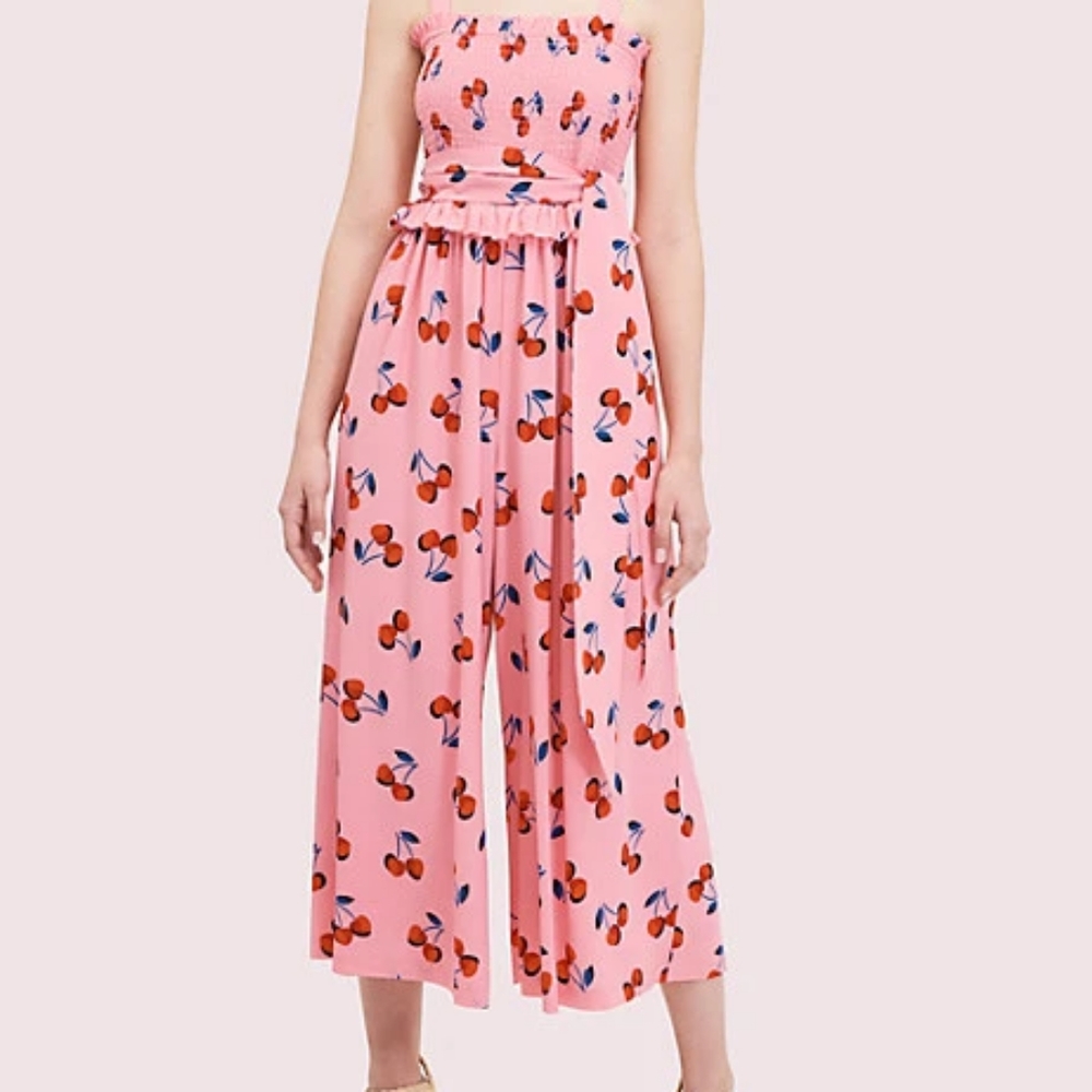 ♠️ Kate Spade Cherry toss jumpsuit - size XXS - NWT